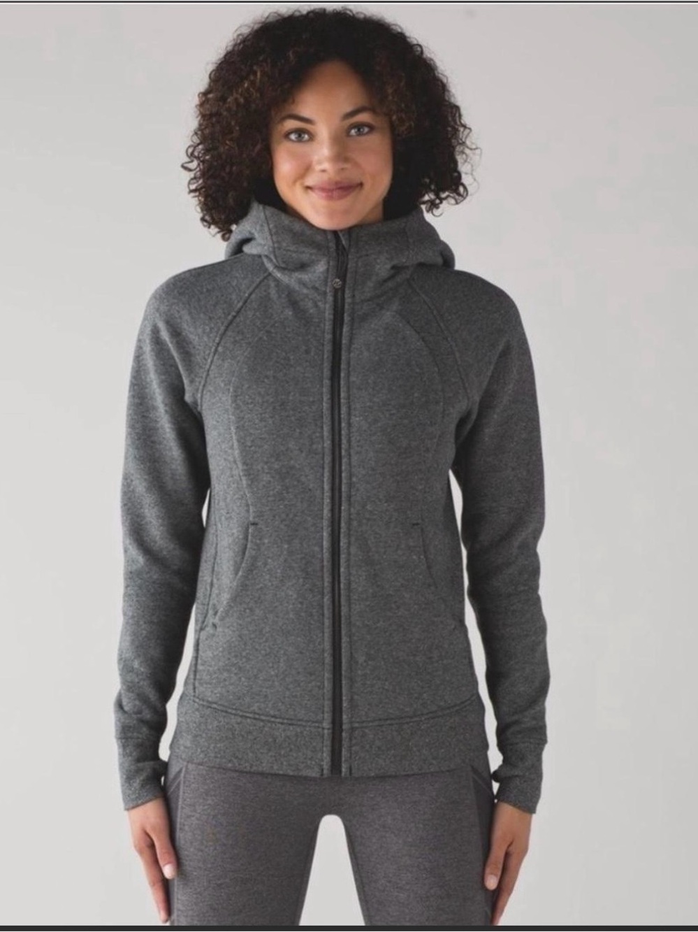 lululemon athletica Scuba Charcoal Full-Zip Jacket